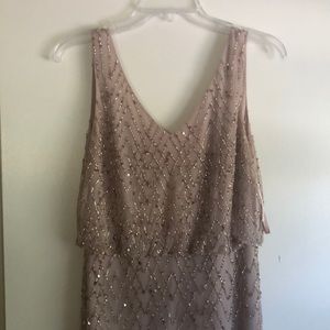 BHLDN Blaise dress size 2 color blush